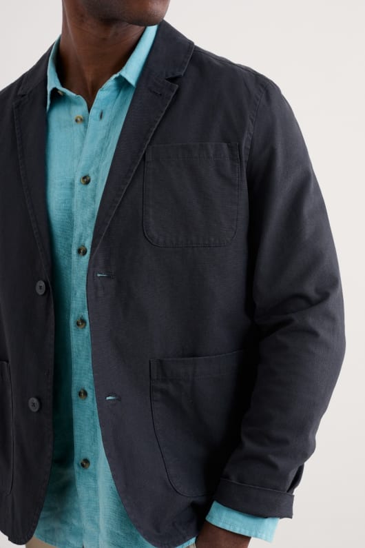 mens towen organic cotton blazer