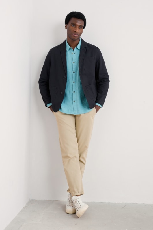mens towen organic cotton blazer