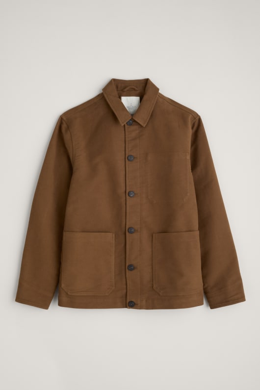 mens ivo brushed cotton worker jacket