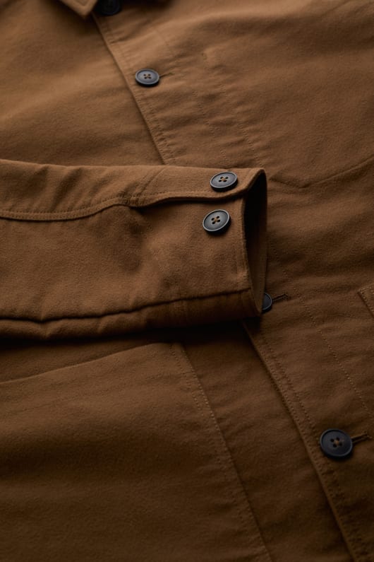 mens ivo brushed cotton worker jacket
