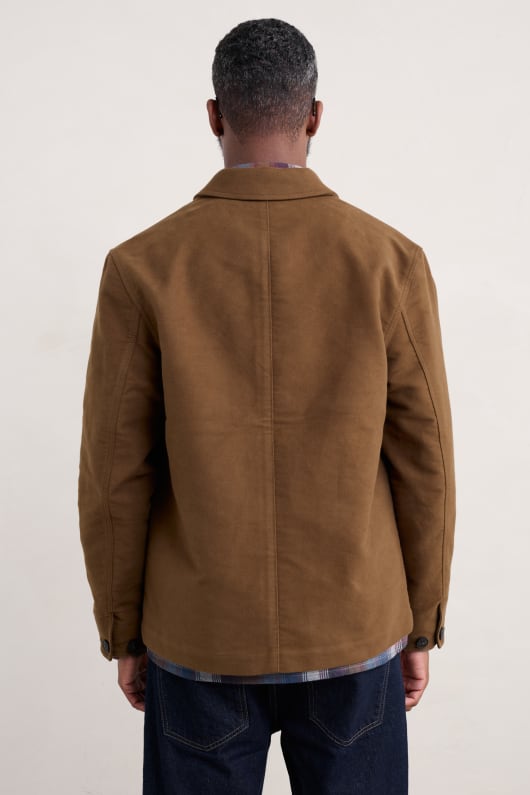 mens ivo brushed cotton worker jacket