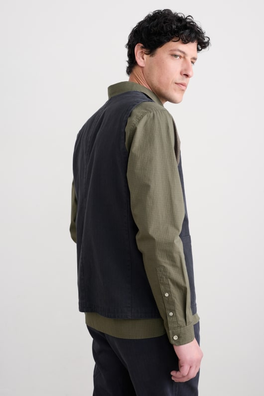 mens tollgate linen cotton blend waistcoat
