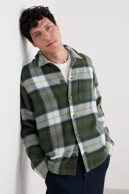 mens anchor home overshirt
