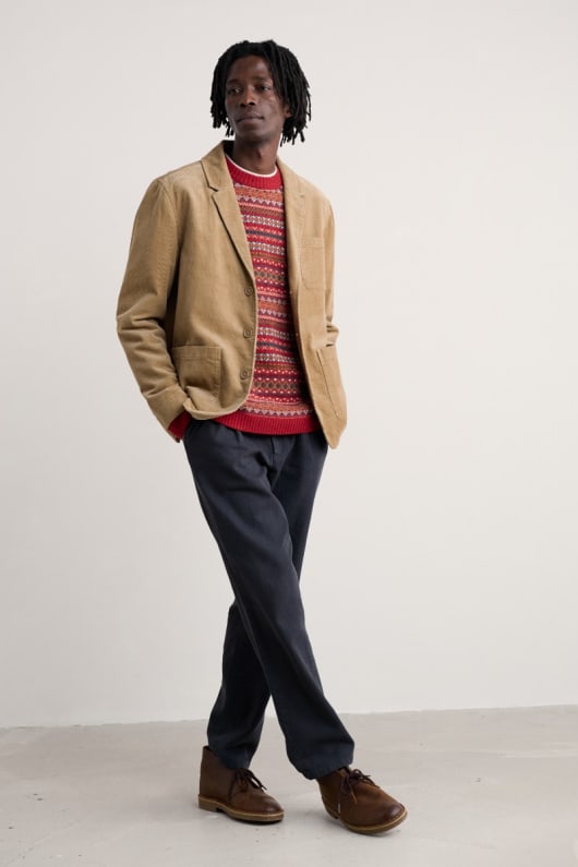 mens plantsman cord blazer