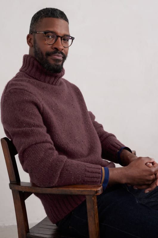 mens foresting lambswool jumper