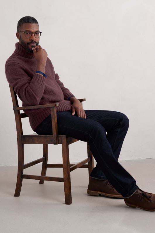 mens foresting lambswool jumper