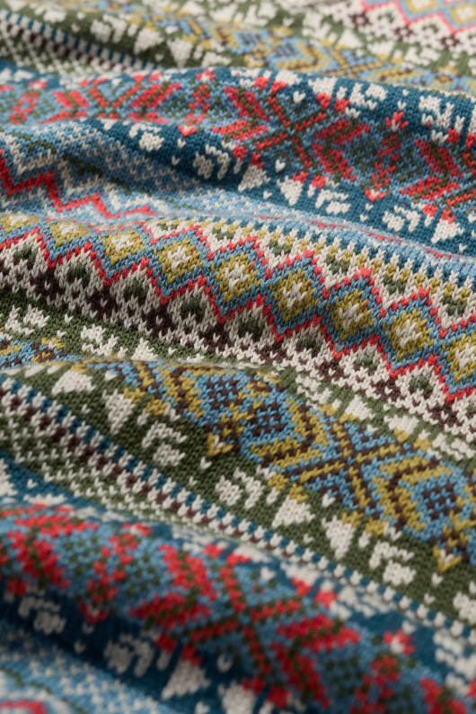 mens kitto fair isle vest