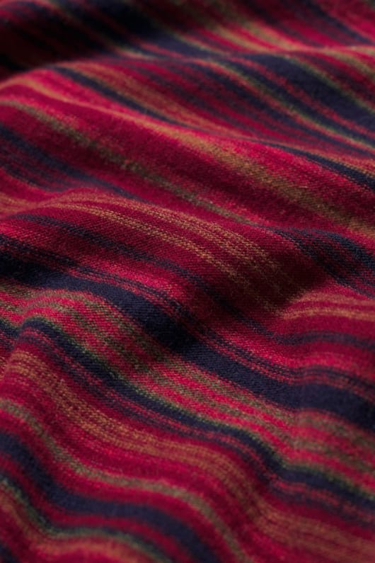 mens notebook striped jumper with lambswool