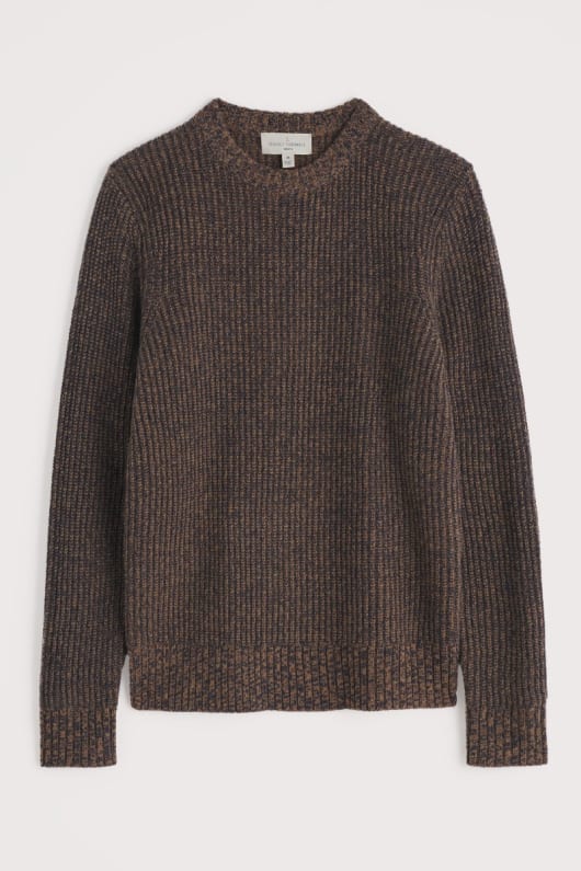 mens wheelwright ribbed lambswool blend jumper