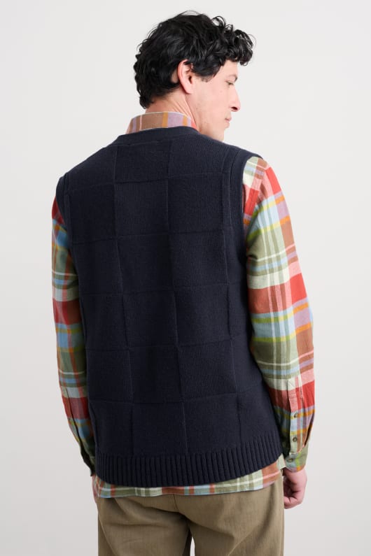 mens gwelva v-neck vest