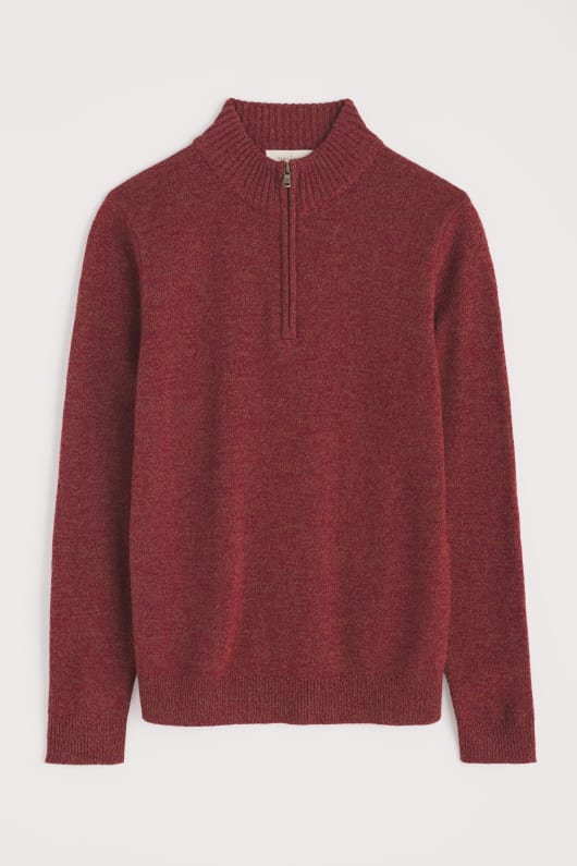 mens reefpoint half zip jumper