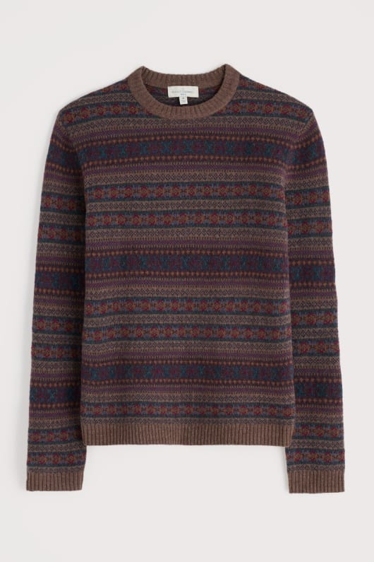 mens carracks fair isle jumper