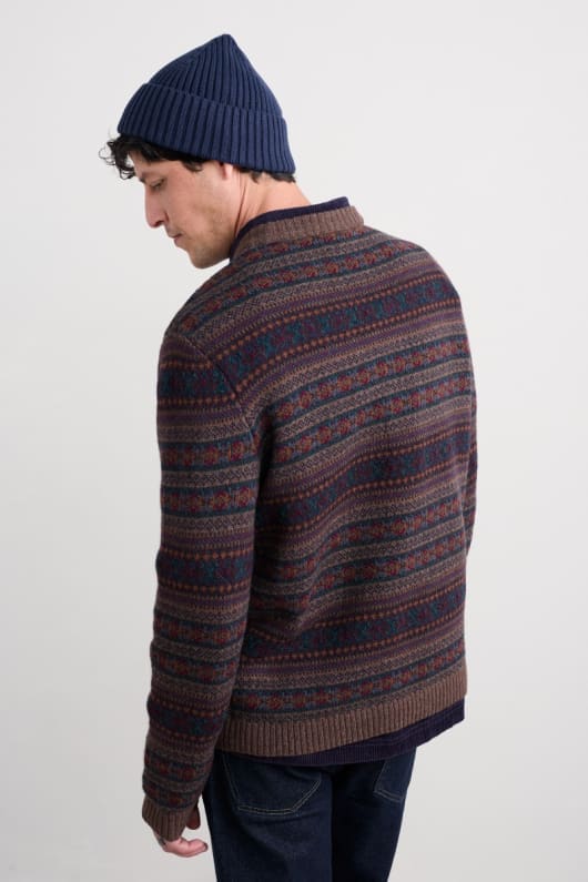 mens carracks fair isle jumper