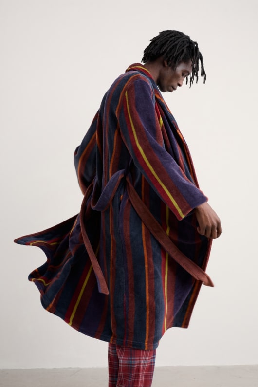 mens rosemergy striped robe