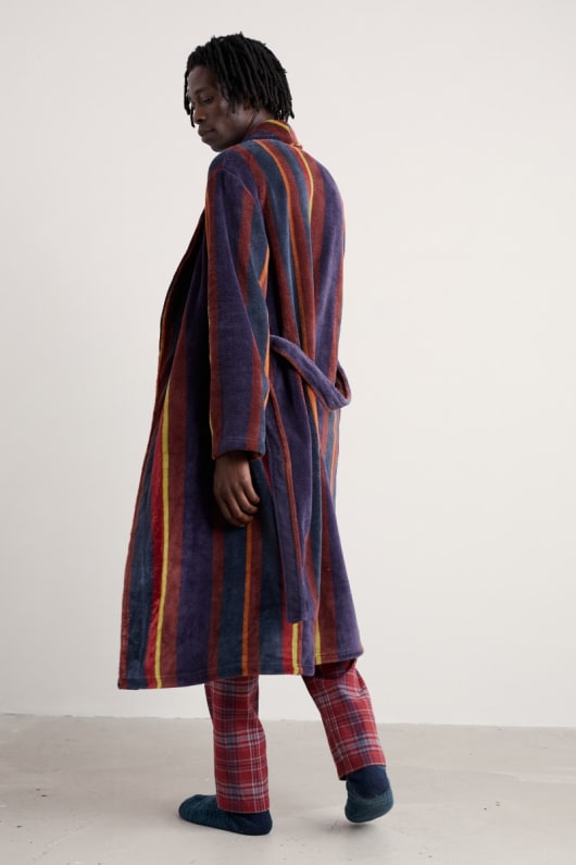 mens rosemergy striped robe