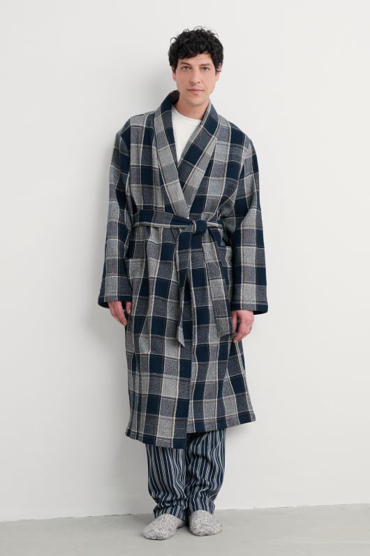 mens lowarn organic cotton robe