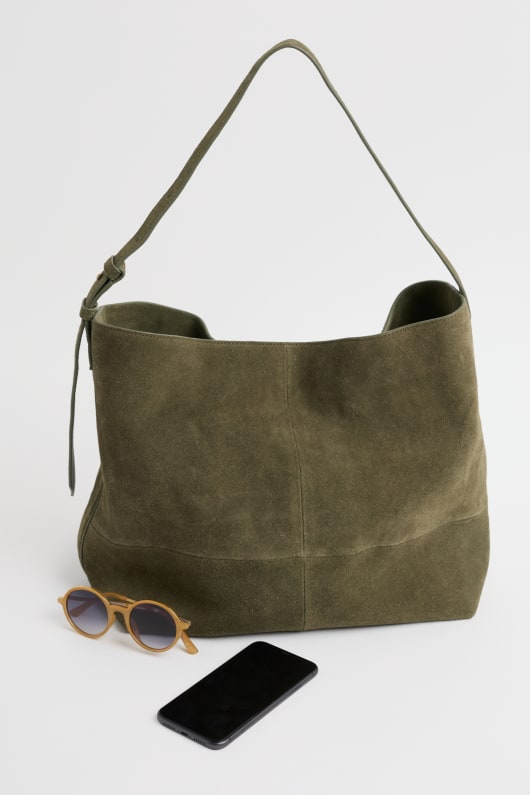 annet suede shoulder bag