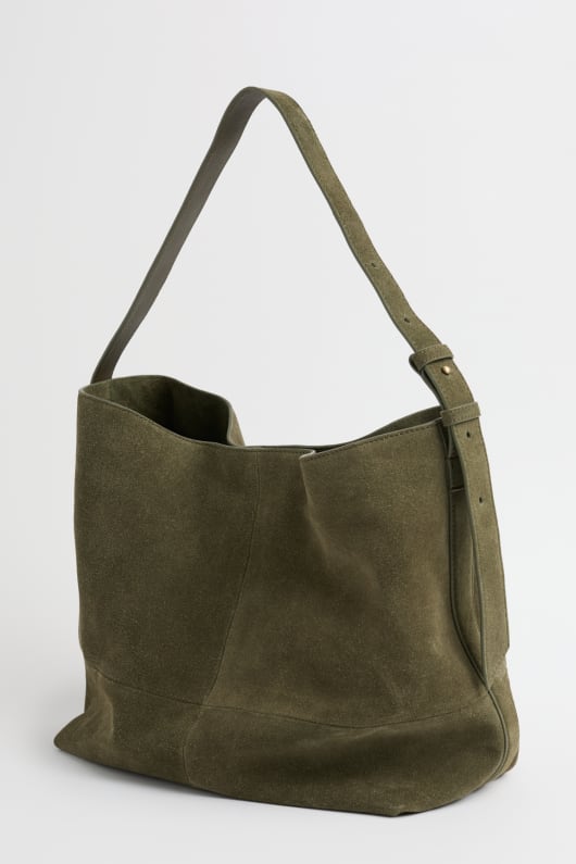 annet suede shoulder bag