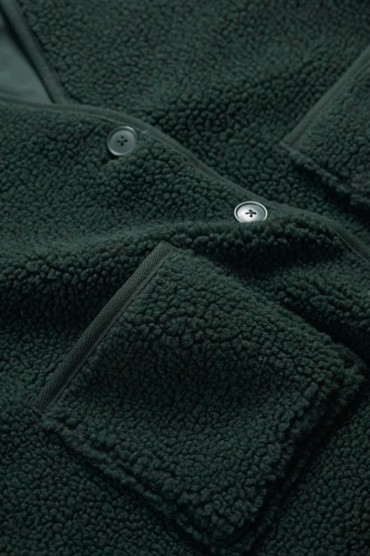 well wisher borg fleece gilet