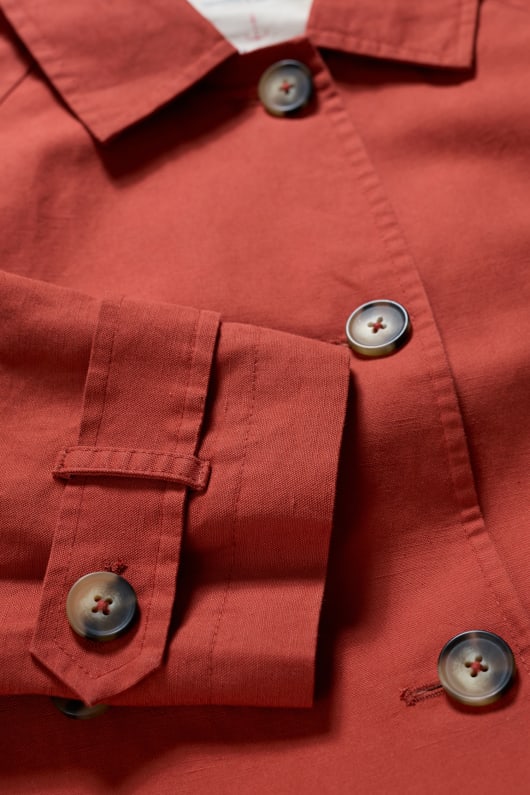 boscastle organic cotton mac