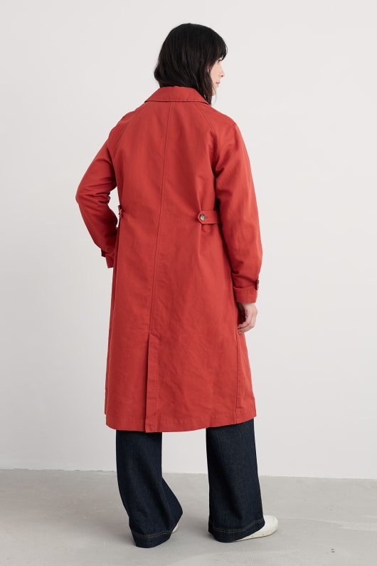boscastle organic cotton mac