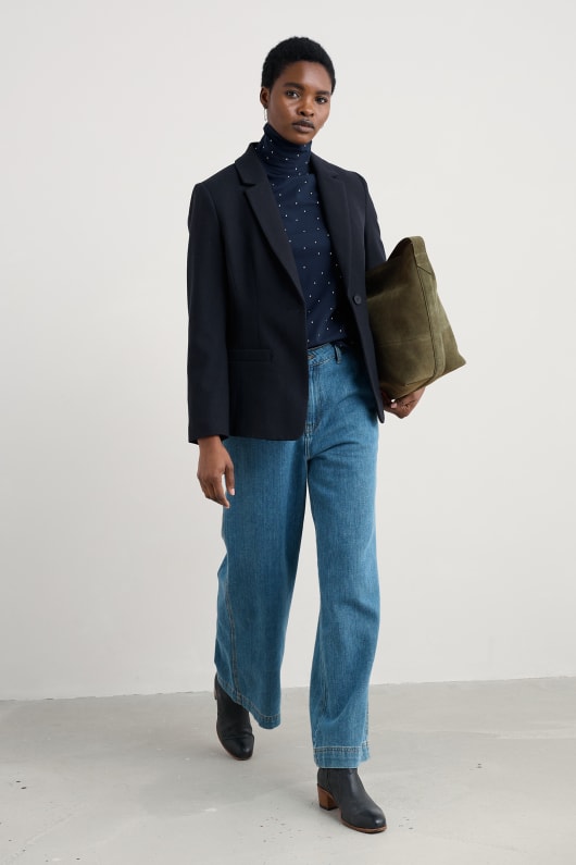 erica wool blend blazer