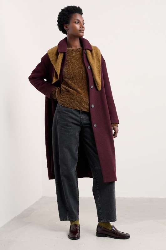 boskerris wool-blend coat