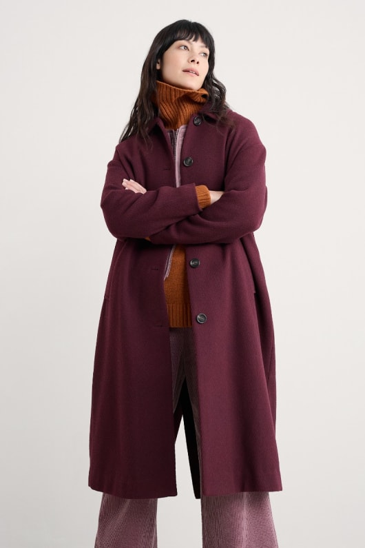 boskerris wool-blend coat