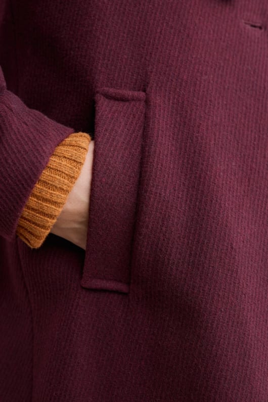 boskerris wool-blend coat