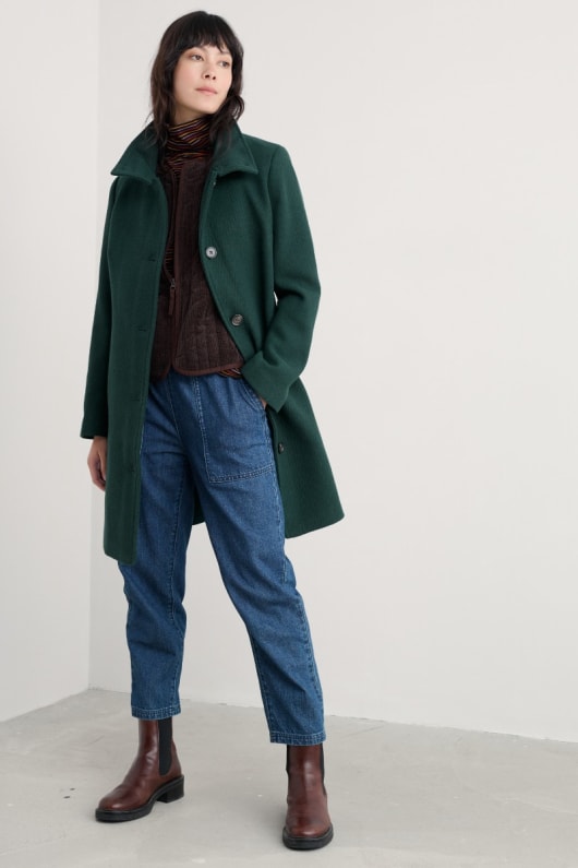 coasting funnel neck coat