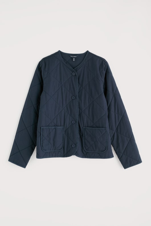 swift barn organic cotton quilted jacket