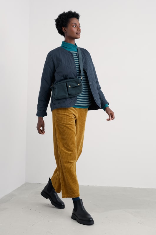 swift barn organic cotton quilted jacket