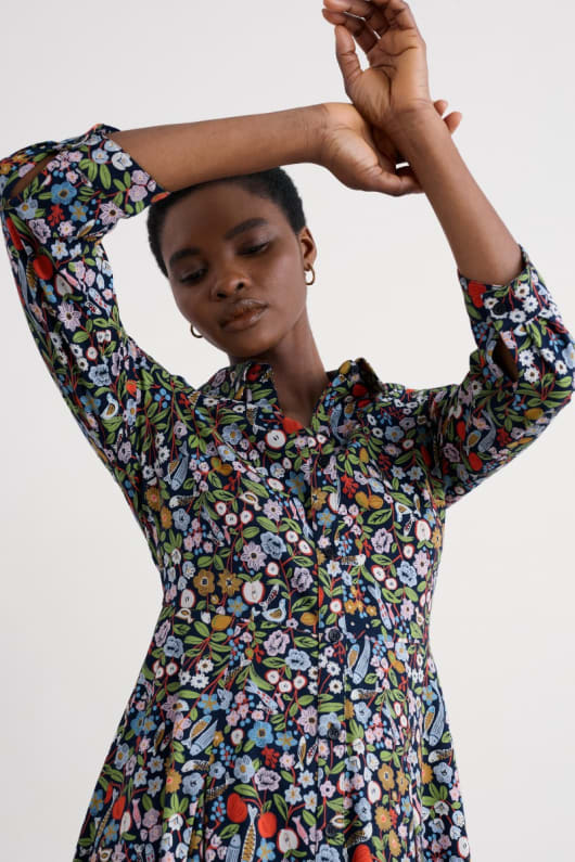 cudden jersey shirt dress