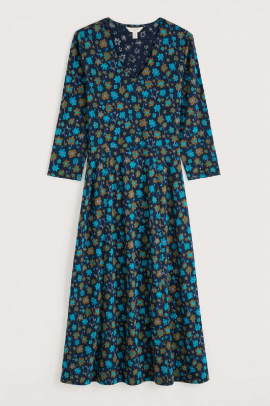 nancy 34 sleeve jersey dress
