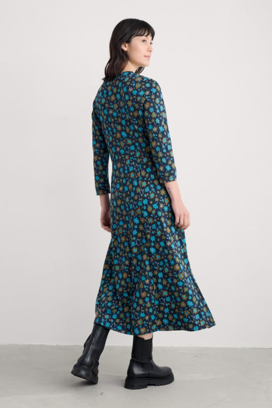 nancy 34 sleeve jersey dress