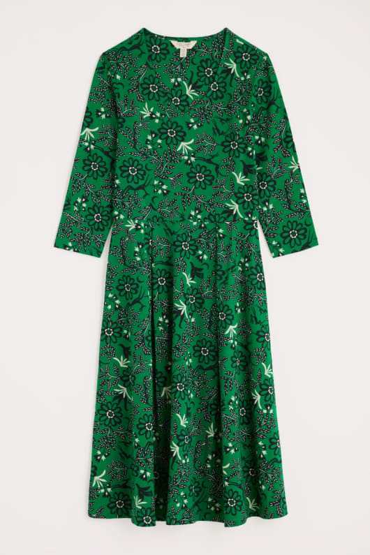 pier view three quarter sleeve dress
