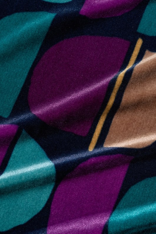 mahonia velvet shift dress