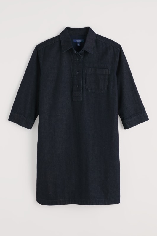 guidebook denim shirt dress