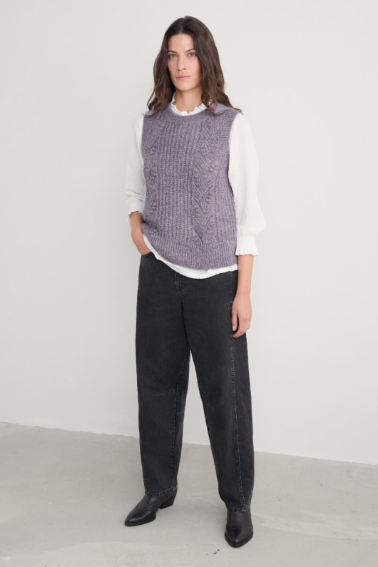 gwenver barrel leg jeans