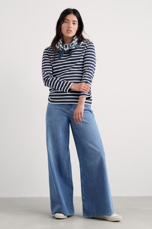 godrevy wide leg jean