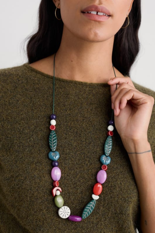 carpalla beaded necklace
