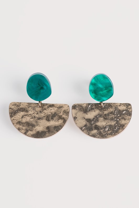 rosenannon crescent drop earrings