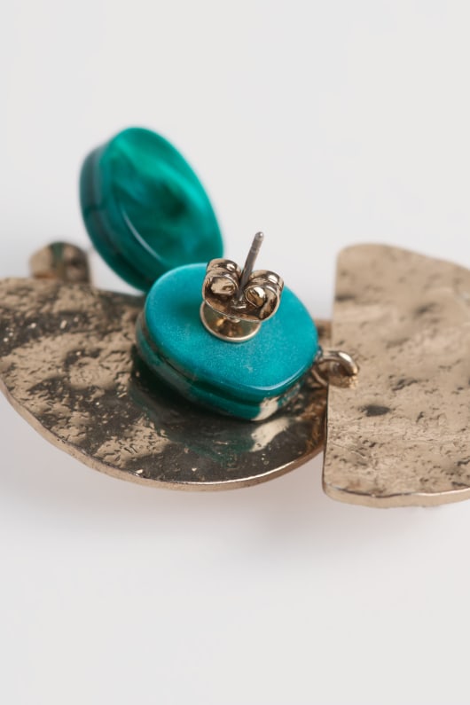rosenannon crescent drop earrings