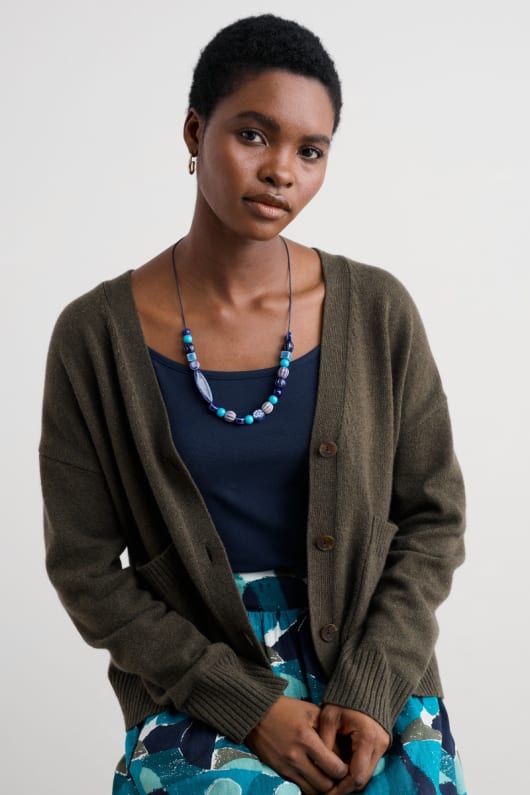 tira ceramic bead necklace