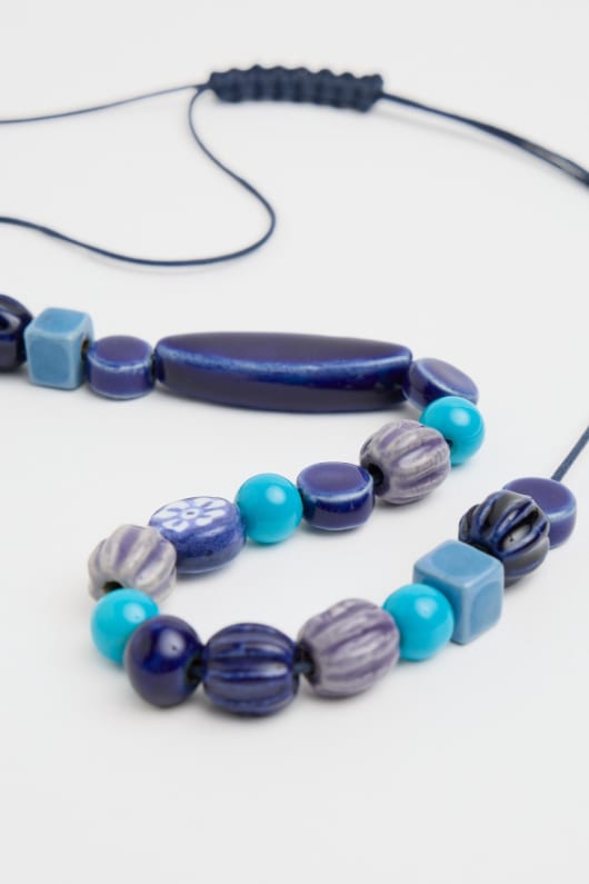 tira ceramic bead necklace