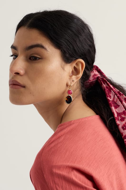 seed fall drop earrings