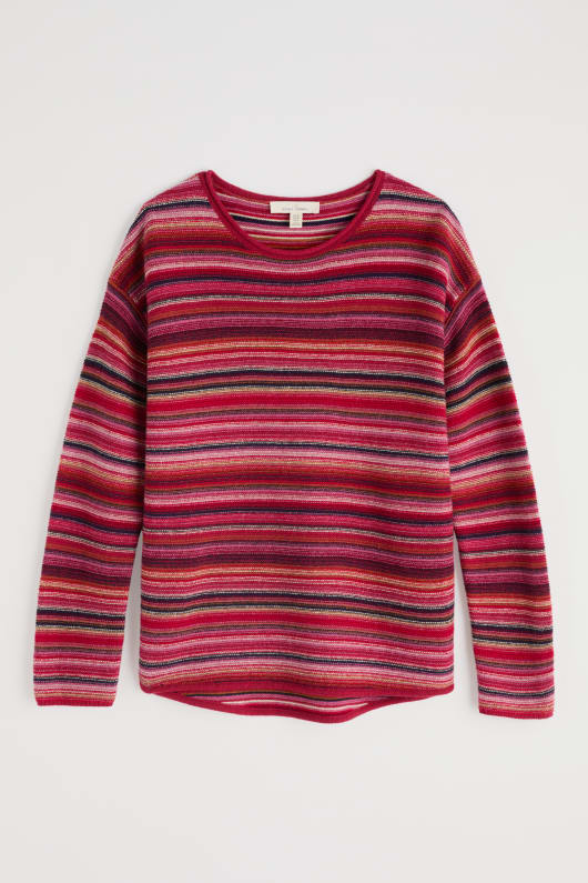 fruity striped jumper