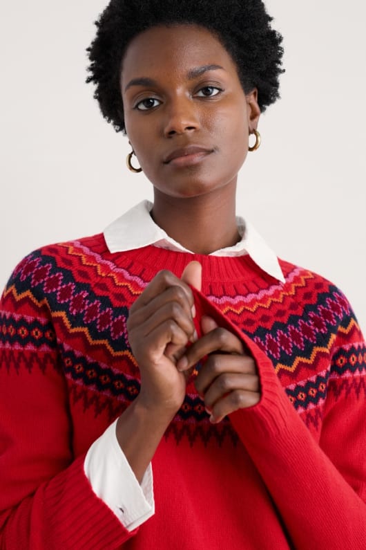 gurnards head fair isle jumper