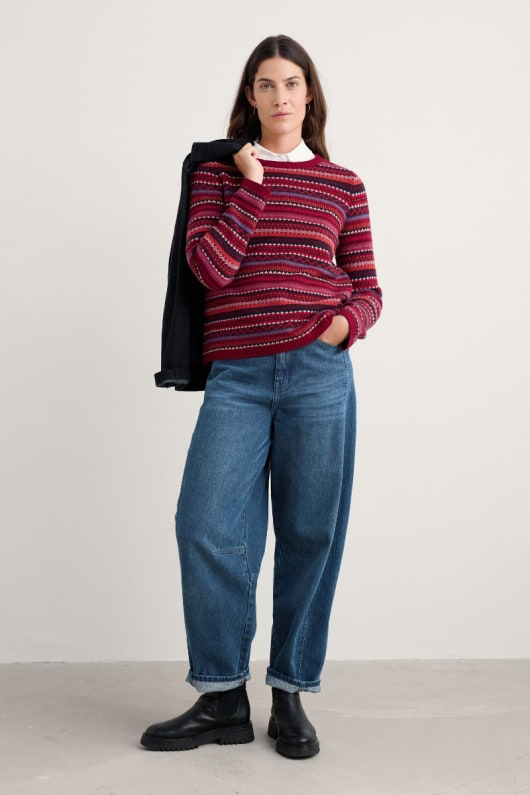 percella cove fair isle jumper