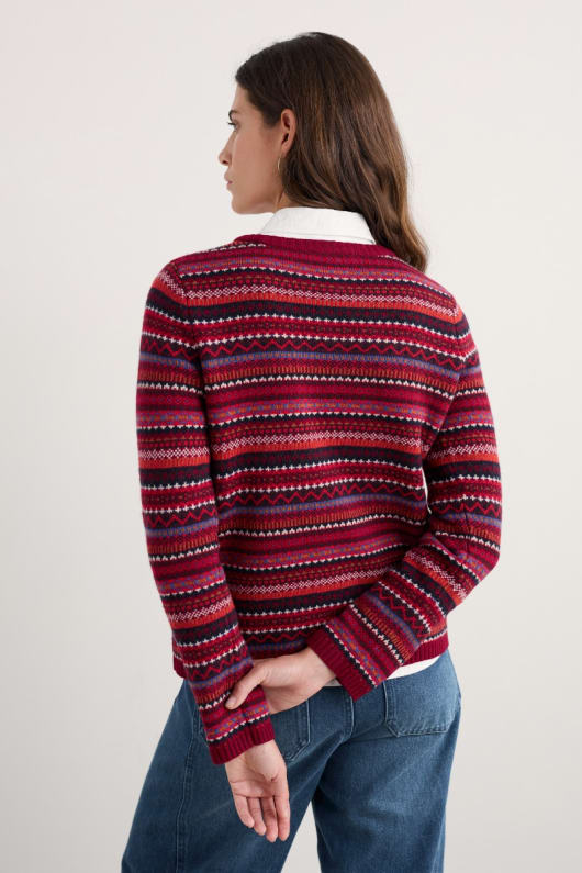 percella cove fair isle jumper